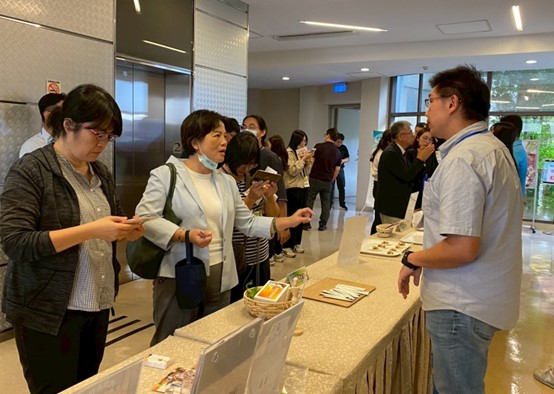 展示會中業者互動交流情形